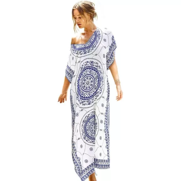 imageCUPSHE Womens Cover Up Boho Print Bat Sleeve Swimsuit MulticolorCUPSHE Womens Cover Up Boho Print Bat Sleeve Swimsuit Multicolor