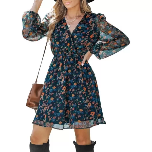 Navy Floral