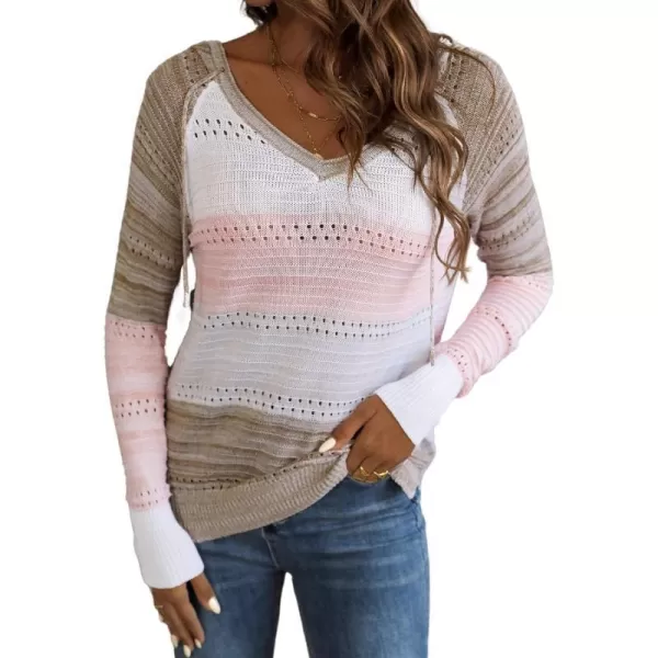 imageCUPSHE Womens Long Sleeve Color Block Fall Winter Casual Knit Pullover Sweater HoodiesCUPSHE Womens Long Sleeve Color Block Fall Winter Casual Knit Pullover Sweater Hoodies