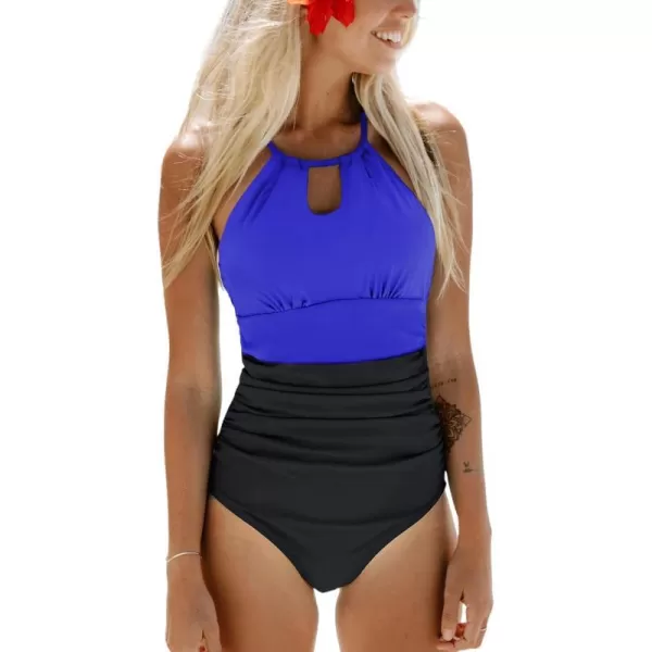 Black / Electric Blue