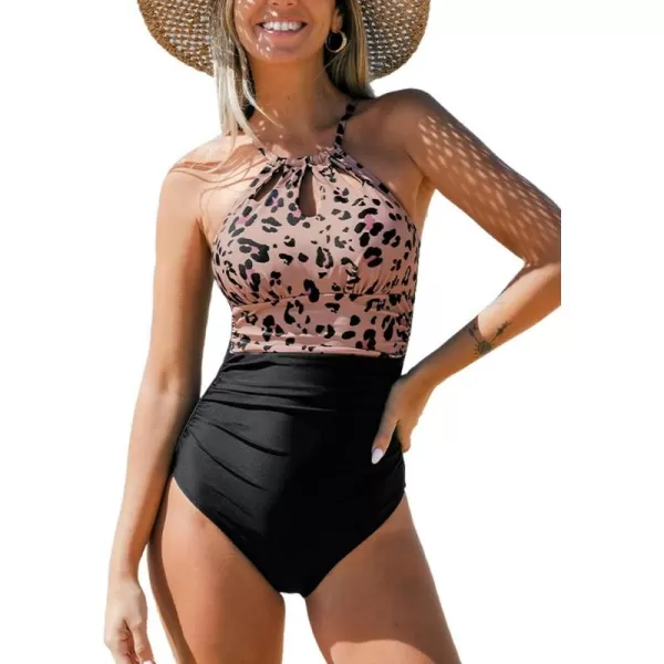 Black/Leopard Print