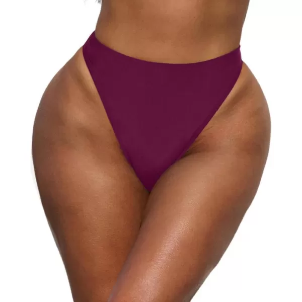 imageCUPSHE X STASSIE Womens Extra Cheeky High Cut High Waisted Bikini BottomJam