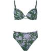 imageCUPSHE Women Swimsuit Bikini Set High Waisted Push Up Cheeky Drawstring Two Piece Bathing SuitOlive GreenPurple