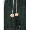 imageCUPSHE Womens Summer Dresses Sleeveless Lace Casual Tassel Beach Spaghetti Straps Flowy Maxi Sun DressDark Green
