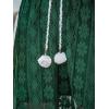 imageCUPSHE Womens Summer Dresses Sleeveless Lace Casual Tassel Beach Spaghetti Straps Flowy Maxi Sun DressOlive Green