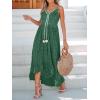 imageCUPSHE Womens Summer Dresses Sleeveless Lace Casual Tassel Beach Spaghetti Straps Flowy Maxi Sun DressOlive Green