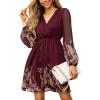 Burgundy Floral