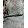 imageCUPSHE Women Crochet Swim Cover Up Short Sleeve V Neck Bathing Suit Beach Dress Summer Swimwear CoverupsGray