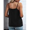 imageCUPSHE Womens Tank Tops V Neck Button Down Casual Cami Blouses Summer Sleeveless Basic Tank ShirtAblack
