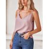 imageCUPSHE Womens Tank Tops V Neck Button Down Casual Cami Blouses Summer Sleeveless Basic Tank ShirtApink