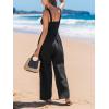 imageCUPSHE Womens Summer Jumpsuits Dressy Casual One Piece Outfits Sleeveless Sweetheart Neck Cut out Long Pants Fashion Clothes 2025