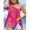 imageCUPSHE Womens Beach Vacation Sleeveless Bow Backless Summer Tops 2025 Fashion Tank TopRed