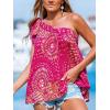 imageCUPSHE Womens Beach Vacation Sleeveless Bow Backless Summer Tops 2025 Fashion Tank TopRed