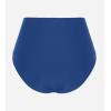imageCUPSHE Womens High Wasited Bikini Bottom Shirred Tummy Control Swimsuit Full Coverage Retro Swim BottomXS4XLRoyal Blue