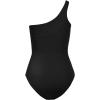 imageCUPSHE Womens One Piece Swimsuit One Shoulder Tummy Control Slimming Bathing Suit Fixed StrapsRed Black