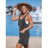 imageCUPSHE Womens Summer Sleeveless Rompers Overalls Adjustable Spaghetti Wide Leg Jumpsuit with PocketsBlack