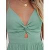 imageCUPSHE Women Casual Dress Beach Sleeveless V Neck Summer Cutout Spaghetti Straps Formal Maxi Sun DressesMint