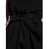 imageCUPSHE Womens Sleeveless Spaghetti Strap Summer Romper Tie Front Cute Wide Leg Beach Vacation Loose JumpsuitBlack