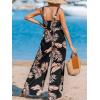 imageCUPSHE Womens Romper Square Neck Sleeveless Jumpsuit Straight leg Outfit Casual DressyBlack