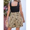 imageCUPSHE Womens Romper Woven Square neckline Sleeveless Paperbag waist Straight leg Outfit Casual DressyBlack
