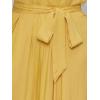imageCUPSHE Womens Sleeveless Spaghetti Straps Jumpsuit Self Tie Split Long Pants Dressy Vacation OutfitsYellow