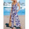 imageCUPSHE Womens Surplice Neckline Sleeveless Jumpsuit Waist Wie Wide Leg Dressy Vacation Beach 2025 OutfitsBlue