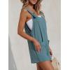 imageCUPSHE Womens Summer Sleeveless Overall Adjustable Loose Jumpsuit Beach Romper Travel Vacation Outfits with PocketsBlue