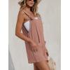 imageCUPSHE Womens Summer Sleeveless Overall Adjustable Loose Jumpsuit Beach Romper Travel Vacation Outfits with PocketsPink