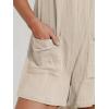 imageCUPSHE Womens Summer Sleeveless Overall Adjustable Loose Jumpsuit Beach Romper Travel Vacation Outfits with PocketsYellow