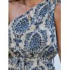 imageCUPSHE Womens Romper Oneshoulder neckline Sleeveless Waist tie Wide leg Outfit Casual DressyBeige