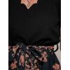 imageCUPSHE Womens Romper V Neck Waist Belt Straight Leg Scalloped Hem Short Sleeve Outfit Casual DressyOrange