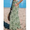 imageCUPSHE Womens Wide Leg Pants Elastic High Waisted Beach Trousers Cotton Linen Summer PalazzoGreen