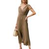 imageCUPSHE Womens Sleeveless Deep V Neck Jumpsuit Wrap Wide Leg Summer 2025 Beach Vacation OutfitsGreen
