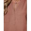 imageCUPSHE Swimsuit Coverup for Women V Neck Beachwear Sleeveless Beach Dress with Chest PocketBrick Red