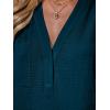 imageCUPSHE Swimsuit Coverup for Women V Neck Beachwear Sleeveless Beach Dress with Chest PocketNavy