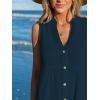 imageCUPSHE Women Swimsuit Coverup 100 Cotton Ruffle Hem Beach Cover Up DressesNavy
