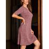 imageCUPSHE Nightgowns for Women V Neck Sleepwear Soft Sleeveless Chemise LingerieAred