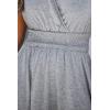 imageCUPSHE Women Mini Dress Smocked Dress Cap Sleeve A line Sundress Flowy Dresses Trendy Vacation OutfitsGrey