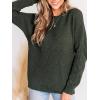 imageCUPSHE Womens Long Sleeve Sweater 2024 Knit Mock Neck Pullover Sweaters TopsGreen