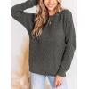 imageCUPSHE Womens Long Sleeve Sweater 2024 Knit Mock Neck Pullover Sweaters TopsGrey
