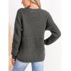 imageCUPSHE Womens Long Sleeve Sweater 2024 Knit Mock Neck Pullover Sweaters TopsGrey