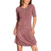 imageCUPSHE Nightgowns for Women V Neck Sleepwear Soft Sleeveless Chemise LingerieAred