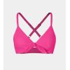 imageCUPSHE Womens Bikini Top Swimsuit Bandeau Top Back Tie with Removable Shoulder StrapsBright Pink