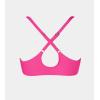 imageCUPSHE Womens Bikini Top Swimsuit Bandeau Top Back Tie with Removable Shoulder StrapsBright Pink
