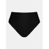 imageCUPSHE Womens Swimsuit Bikini Bottom High Waisted Bathing Suit Ruched Full CoverageBlack
