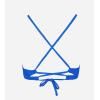 imageCUPSHE Womens Bikini Top V Neck Triangle Top Crisscross Back Self Tie Spaghetti StrapsCobalt Blue