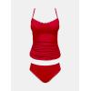 imageCUPSHE Womens Tankini Sets Two Piece Swimsuit Scoop Neck Mid Rise Adjustable Straps Shell Stitched XS4XLPred