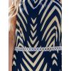 imageCUPSHE Womens Midi Dress Halter Paisley Sleeveless Cutout Waist Long Beach Boho Summer DressNavy Paisley