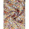 imageCUPSHE Women Floral Ruffle Summer Dress Surplice V Neck Long Peasant Sleeve Elastic Waist Flowy Casual Holiday Mini DressYellow Floral