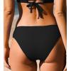 imageCUPSHE Womens Swimsuit Bikini Bottom Low Rise Bathing SuitBlack